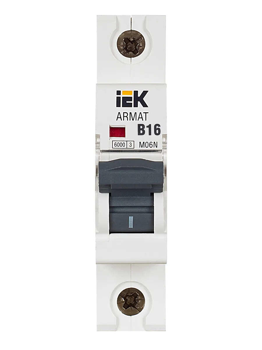 Автоматический выключатель M06N-TSL 1P B 16А IEK