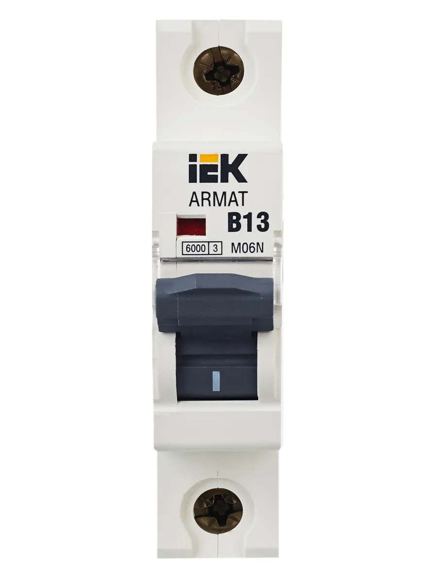 Автоматический выключатель M06N-TSL 1P B 13А IEK