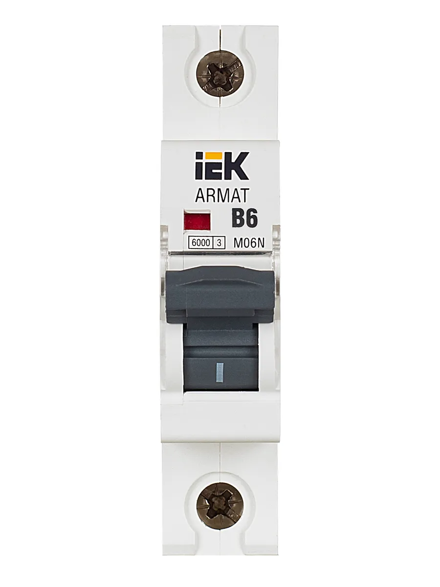 ARMAT Автоматический выключатель M06N 1P B 6А IEK