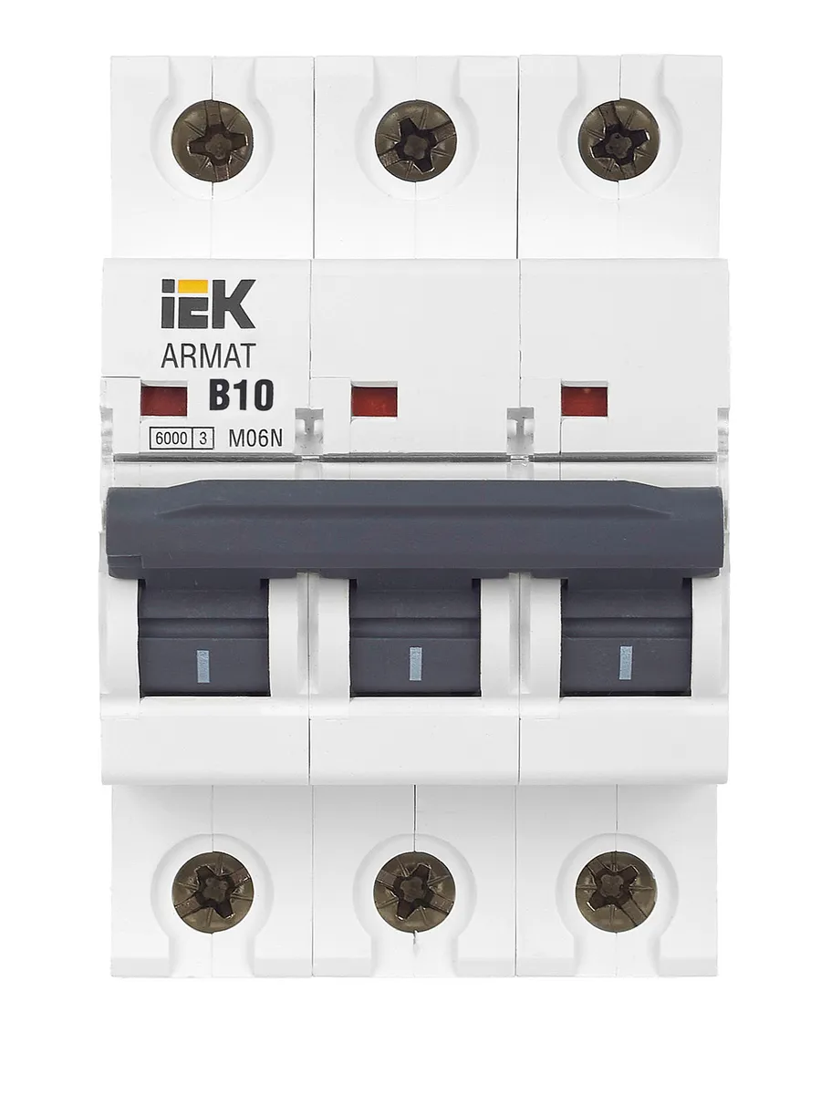 Автоматический выключатель M06N-TSL 3P B 10А