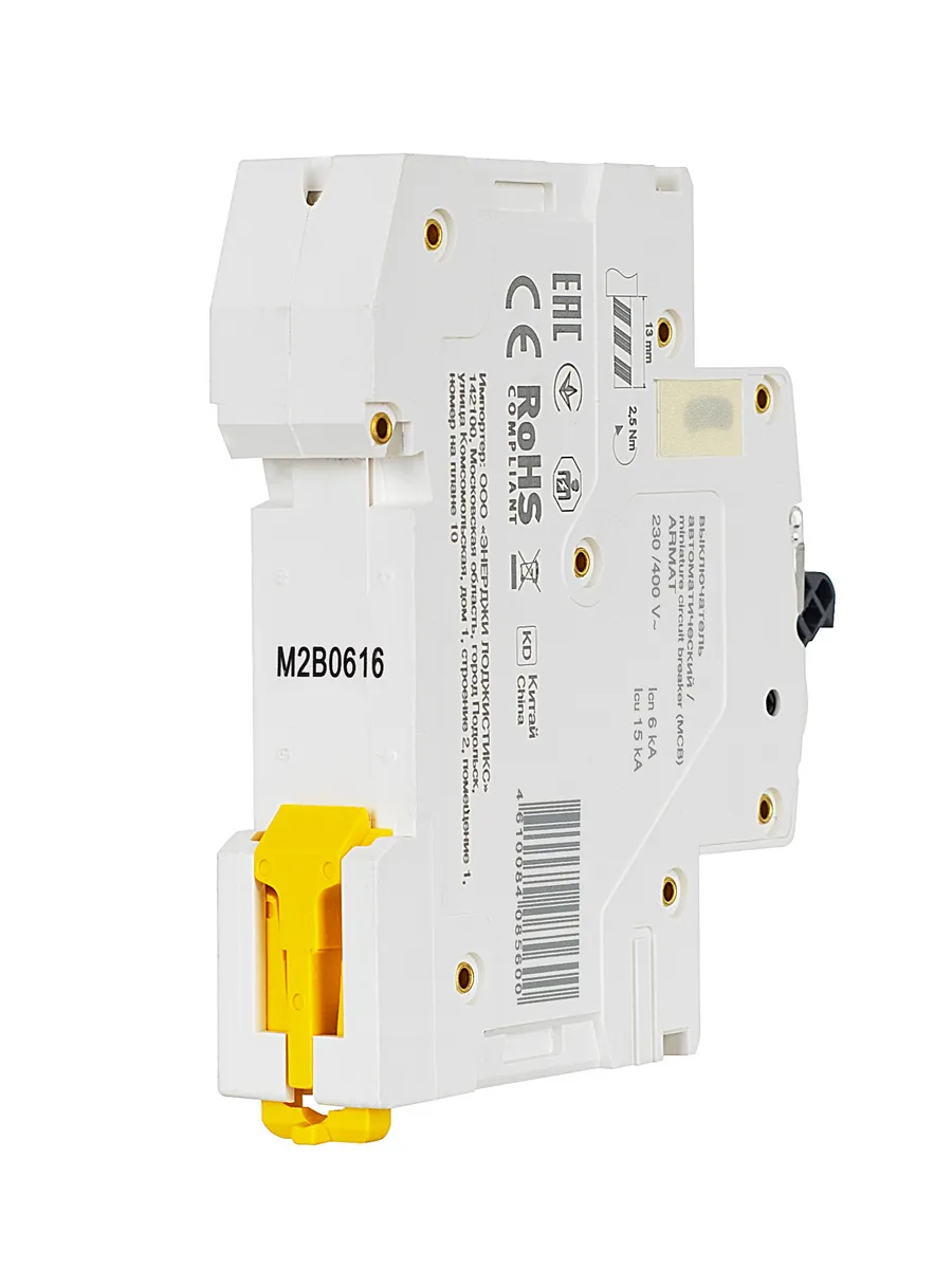 ARMAT Автоматический выключатель M06N 1P B 6А IEK
